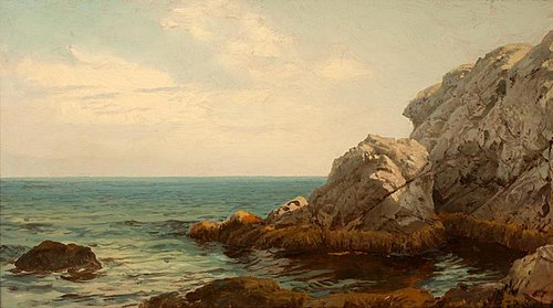 Low Tide, Newport, Rhode Island, 1879, William Trost Richards