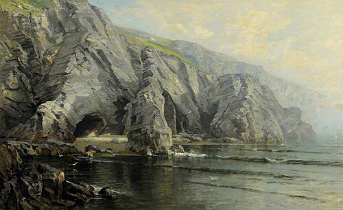Moulin Huet Bay, Guernsey, , William Trost Richards