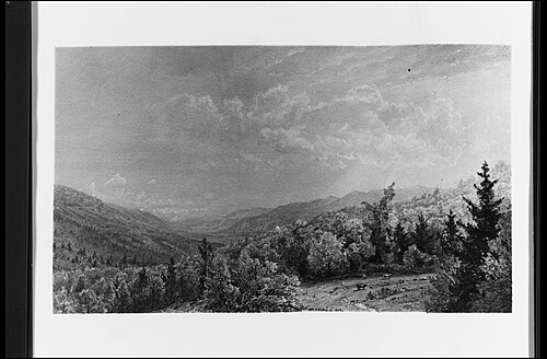 From the Flume House, Franconia, New Hampshire, 1872, William Trost Richards