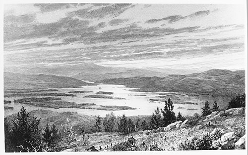 Lake Squam from Red Hill, 1874, William Trost Richards