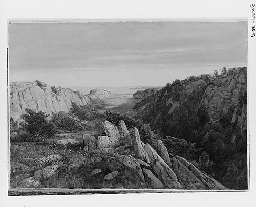 From Paradise to Purgatory, Newport, 1878, William Trost Richards