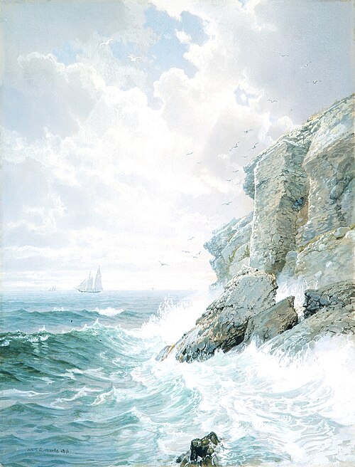 Purgatory Cliff, 1876, William Trost Richards