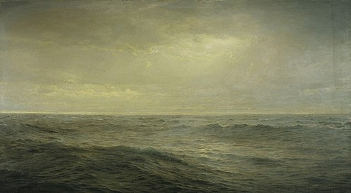 Old Ocean's Gray and Melancholy Waste, 1885, William Trost Richards