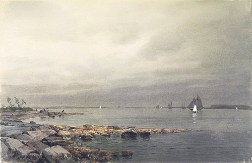 Calm Before a Storm, Newport, 1874, William Trost Richards