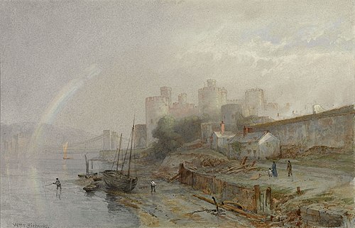Conway Castle, Wales, 1880, William Trost Richards