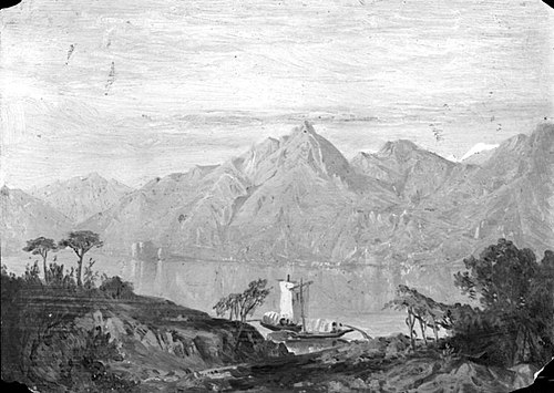 Lake Maggiore, 1855, William Trost Richards