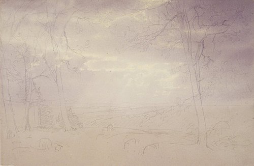 Landscape with Clouds, 1870, William Trost Richards