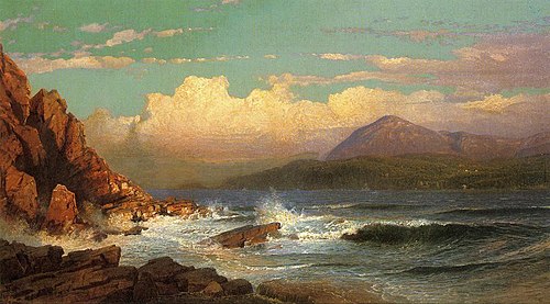 Mt. Desert, Maine, 1866, William Trost Richards