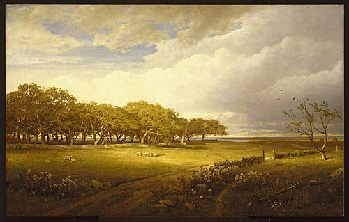 Old Orchard at Newport, 1875, William Trost Richards