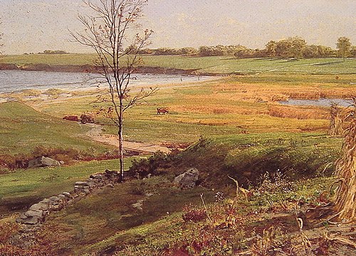 Salt Marsh by the Sea, 1877, William Trost Richards