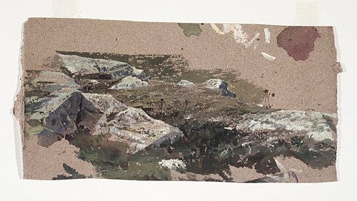 Study of Rocks, 1870, William Trost Richards