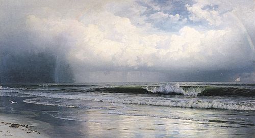 The Rainbow / Coming Rain, Atlantic City, New Jersey, 1890, William Trost Richards