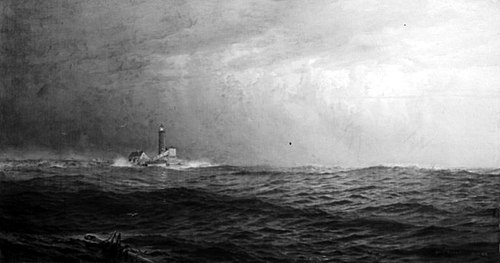 White Island Light, Isle of Shoals, N.H., 1870, William Trost Richards