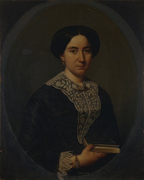 Portrait de femme, 1855, François Hoffmann