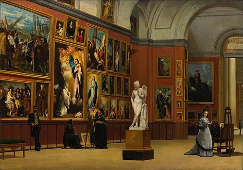 The Grand Salon, the Prado, 1911, Francisco Aznar