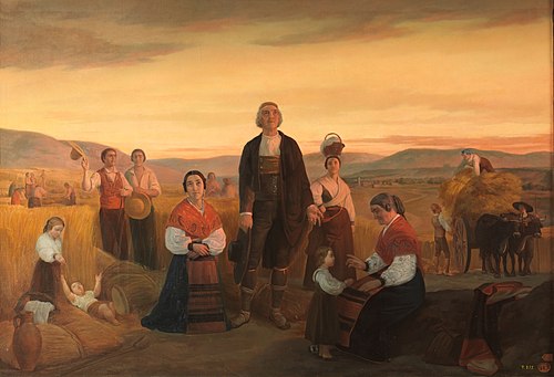 La oración. Costumbres de la provincia de Salamanca, 1866, Francisco Aznar