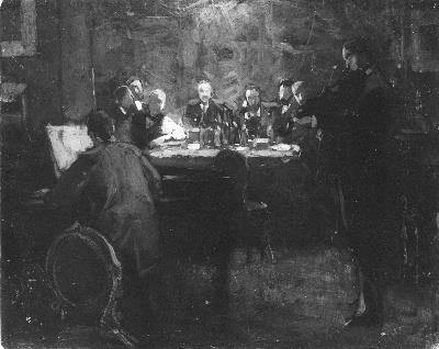 A musical evening by the M.A.B company, 1891, Nicolaas Waay