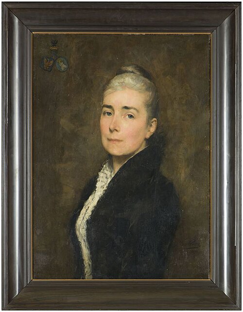Portret van Wilhelmina Cornelia de Beaufort, 1892, Nicolaas Waay
