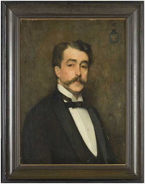 Portret van Mr. Willem Hendrik Johan baron van Heemstra, 1892, Nicolaas Waay