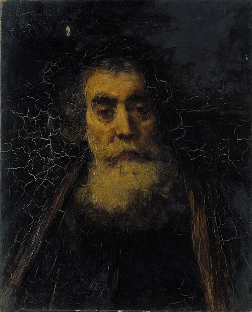 Hoofd van een rabbi, 1887, Nicolaas Waay