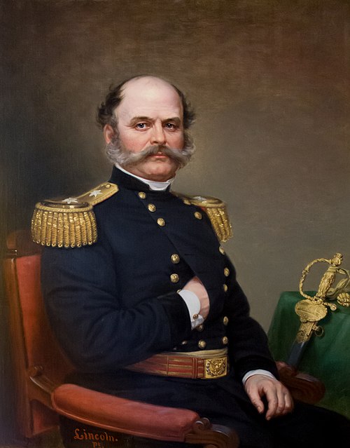 General and Governor Ambrose Burnside, 1867, James Sullivan Lincoln