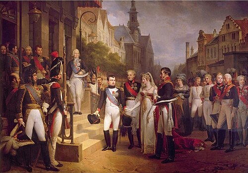 Napoléon reçoit la reine de Prusse à Tilsitt, 6 juillet 1807, 1837, Nicolas Gosse