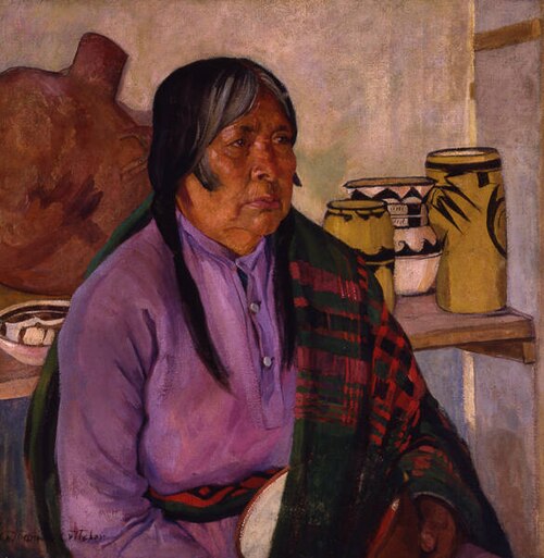 Hopi Pottery Maker, 1927, Catherine C. Critcher