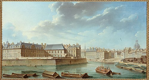 La Pointe orientale de l'île Saint-Louis, 1757, Nicolas-Jean-Baptiste Raguenet