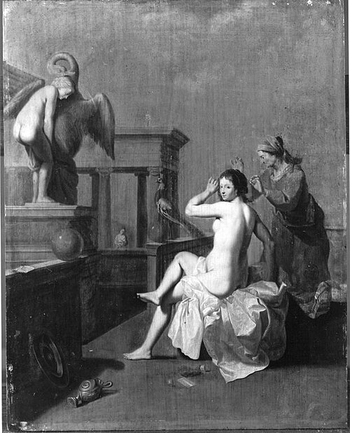 Bathseba und ihre Dienerin, 1638, Dirck van der Lisse