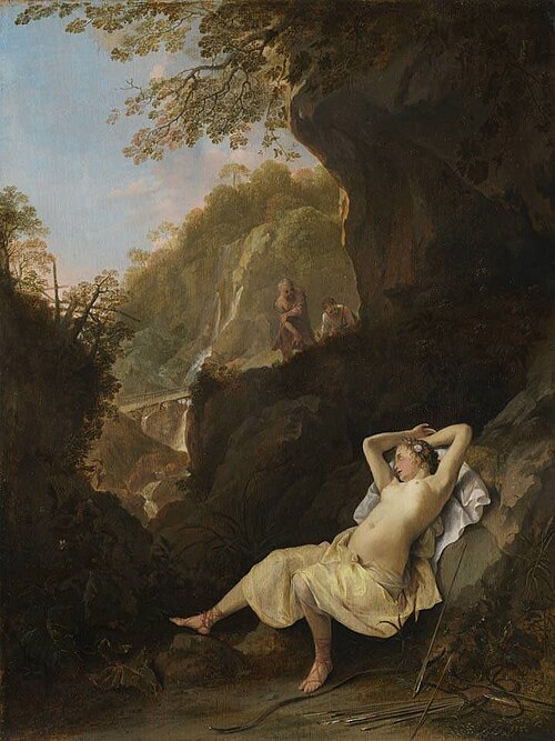 Schlafende Diana, 1638, Dirck van der Lisse