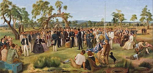 The Proclamation of South Australia 1836, 1856, Charles Hill