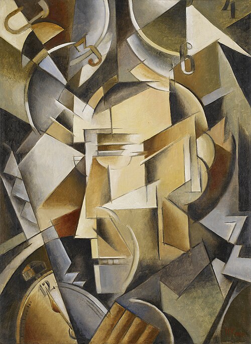The Clockmaker, 1914, Ivan Kliun