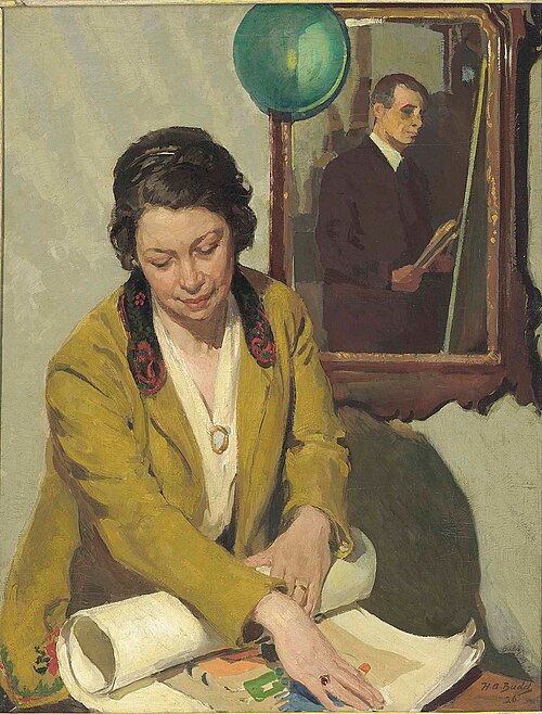 The artist's model, , Herbert Ashwin Budd
