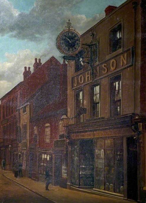 St Peter's Street, Derby, 1883, Alfred John Keene