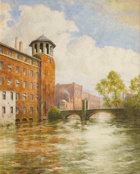 La Moulin à soie de Derby, 1895, Alfred John Keene