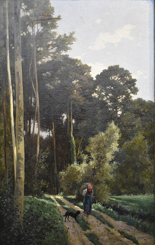 Lisière d'un bois, 1870, Louis-Félix-Achille Dien