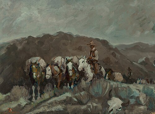Pack Train at Night, , Laverne Nelson Black