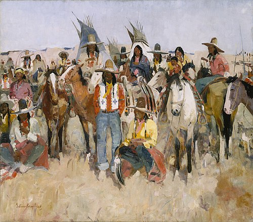 Jicarilla Apache Fiesta, 1934, Laverne Nelson Black