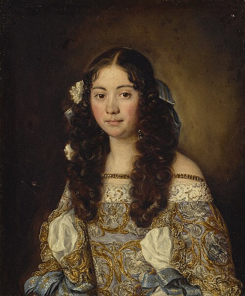 Portrait of Laura Chigi, 1675, Jacob Ferdinand Voet