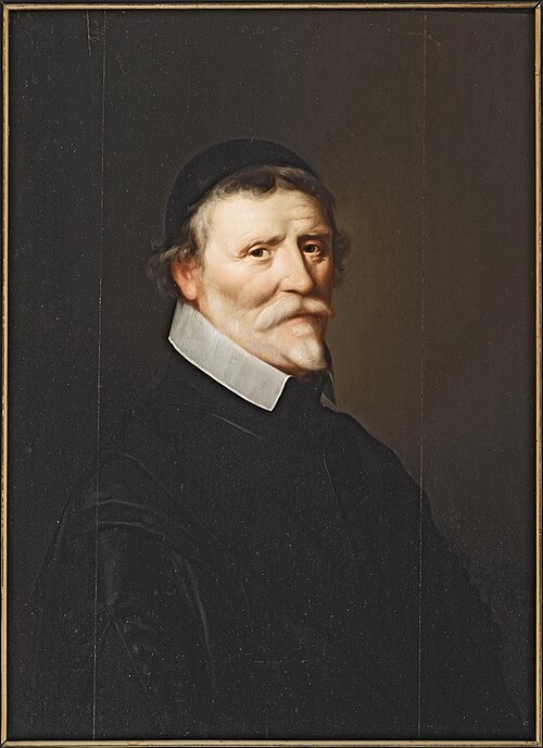 Portret van Petrus Purmerent (1588 - 1663), pastoor van de H. Johannes de Doper te Gouda., 1630, Ludolf Leendertsz. de Jongh