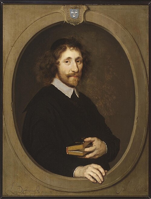 Portrait of Willem de Swaen, pastor at Gouda, 1652, Ludolf Leendertsz. de Jongh