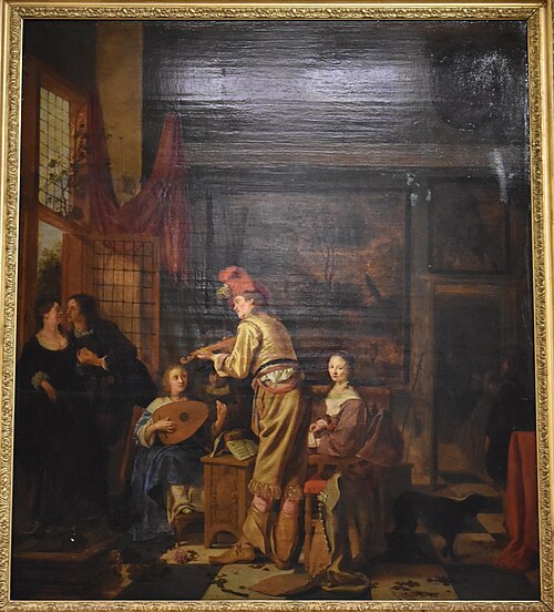 Le Concert au joueur de pochette, 1657, Ludolf Leendertsz. de Jongh