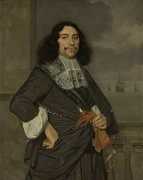 portrait de Jan van Nes, 1666, Ludolf Leendertsz. de Jongh