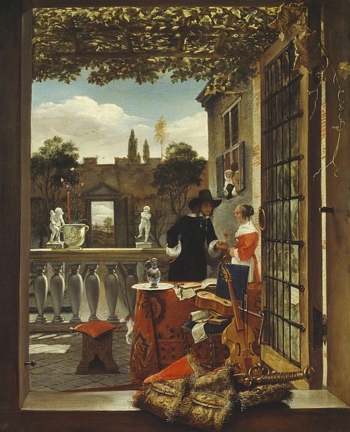 The Terrace, 1660, Ludolf Leendertsz. de Jongh