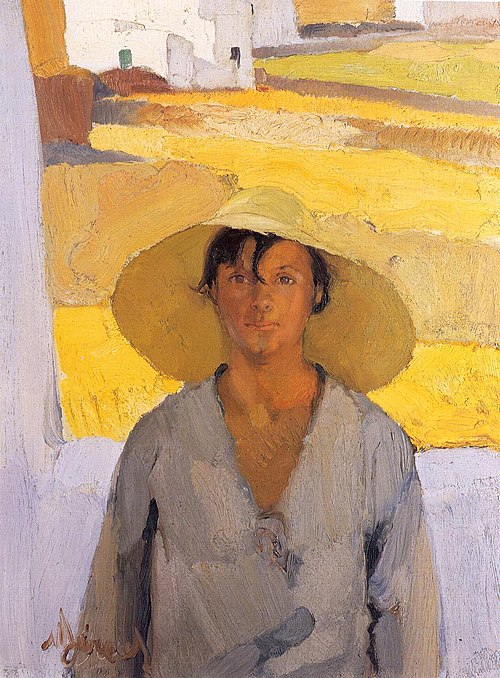 Le chapeau de paille, 1925, Nikólaos Lýtras