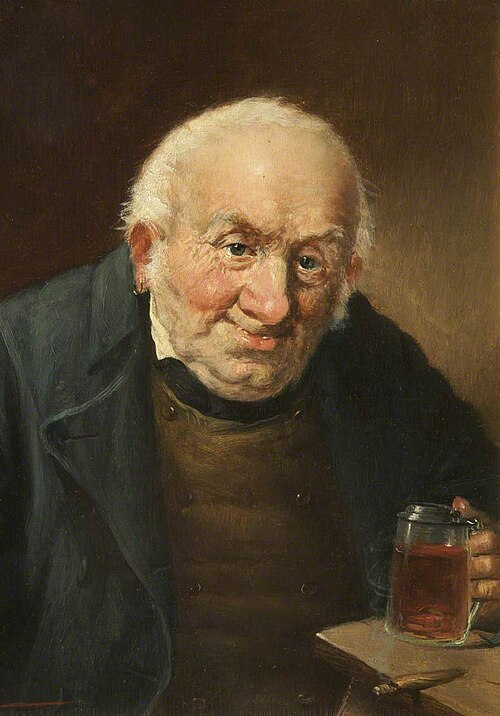 Study of an Old Man, , Carl Schleicher
