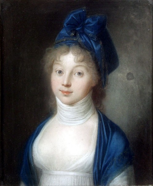 Porträt der Luise von Mecklenburg-Strelitz (1776-1810), 1798, Nikolaus Lauer
