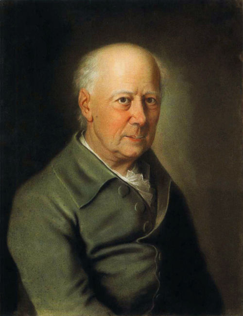 Porträt des Adam Friedrich Oeser, 1798, Nikolaus Lauer