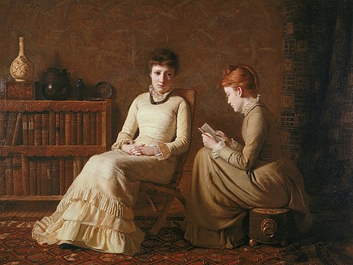 Deux amies, 1877, Oliver Ingraham Lay