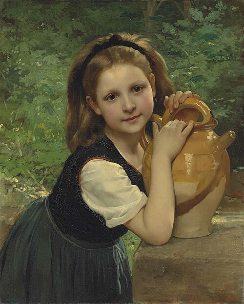 At the well, 1873, Charles Victor Thirion